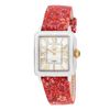 Đồng Hồ GV2 By Gevril Women's Padova Floral Swiss Made Ltd Ed Quartz Diamond Acct Watch Red-3