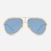 Kính Mát Dolce Gabbana D&G Men Metal Pilot Sunglasses-Blue Màu Xanh Blue-5