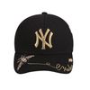 Mũ MLB New York Yankees Adjustable Hat In Black With Flower Pattern-6