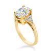 Nhẫn Nữ Jemmia Diamond Moissanite 14K DH2020080324-1-9098 Màu Vàng-2