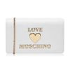 Túi Xách Moschino Love Logo Heart Shoulder Bag Màu Trắng-3
