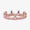 Nhẫn Nữ Pandora Pink Sparkling Crown Ring Màu Hồng-2
