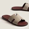 Dép Hermès Izmir Sandal Màu Be Lót Nâu Size 39.5-2