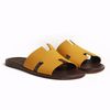 Dép Hermès Izmir Sandal Màu Vàng Lót Nâu Size 42.5-1