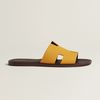 Dép Hermès Izmir Sandal Màu Vàng Lót Nâu Size 42.5-2