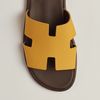 Dép Hermès Izmir Sandal Màu Vàng Lót Nâu Size 42.5-5