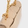 Túi Xách Tay Nữ Charles & Keith Candy Chain-Handle Quilted CK2-80781659 Màu Be-3
