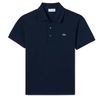 Áo Polo Men's Lacoste Sleeved Ribbed Collar Shirt Cotton Màu Xanh Navy Size XS-5