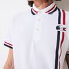 Áo Polo Lacoste Men's Sport Heritage French Sporting Spirit Edition Cotton Màu Trắng Size S-3