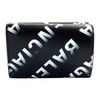 Ví Nam Balenciaga Logo Print Tri-Fold Cash Mini Wallet In Black 594312 1WV03 1160 Màu Đen-3