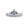 Nhẫn Pandora Disney Cinderella Blue Tiara Ring Màu Bạc