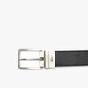 Thắt Lưng Men's Lacoste Engraved Buckle Grained Leather Belt Màu Đen Size 90-1