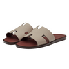 Dép Hermès Izmir Sandal Màu Be Lót Nâu Size 39.5-6