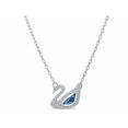 Dây Chuyền Swarovski Dazzling Swan Blue Necklace By Swarovski Bracelet 5563464