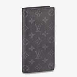 Ví Nam Louis Vuitton LV Brazza Wallet Canvas Màu Đen