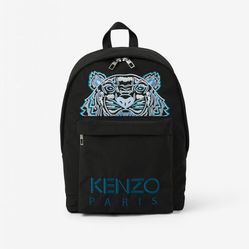Balo Kenzo Mens/Womens Canvas Kampus Tiger backpack Black Màu Đen