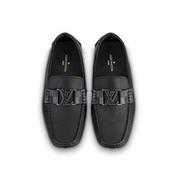 Giày Lười Louis Vuitton Monte Carlo Moccasin Noir Size 40.5
