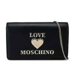 Túi Xách Love Moschino Logo Crossbody Bag Màu Đen