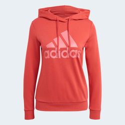 Áo Hoodie Nữ Adidas Essentials Relaxed Logo Hoodie GM5521 Màu Đỏ Cam Size L