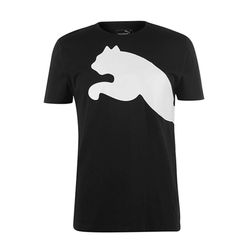 Áo Thun Puma Mens Black White Big Cat Short Sleeve Crew Neck Tee T-Shirt Màu Đen Size M