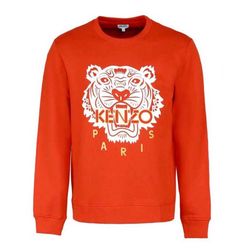 Áo Nỉ Kenzo Sweatshirt Tigre Homme De Coloris Rouge Màu Cam Size XS