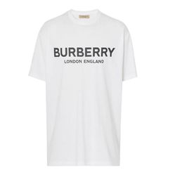 Áo Phông Burberry Logo Print T-Shirt Màu Trắng