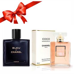 Combo Nước Hoa Chanel Bleu Parfum Men's 100ml + Chanel Mademoiselle EDP Women's 100ml