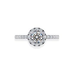 Nhẫn Kim Cương Jemmia Diamond Nữ 18K VNF2021122428 Vàng Trắng (Giá Chưa Bao Gồm Đá Chủ)