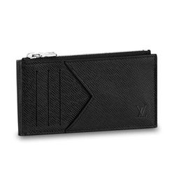 Ví Nam Louis Vuitton Coin Card Holder M62914 Màu Đen