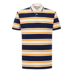 Áo Polo Gucci Jacquard Striped Polo Shirt Phối Màu Size S