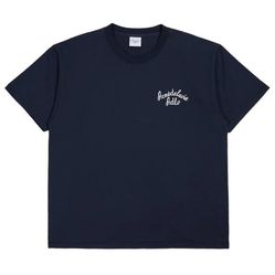 Áo Phông Acmé De La Vie ADLV Script Logo Embroidery Short Sleeve T-Shirt Màu Xanh Navy Size 1