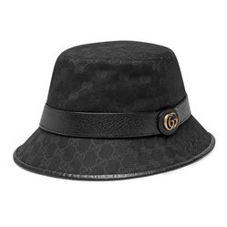 Mũ Gucci GG Canvas Bucket Hat Màu Đen