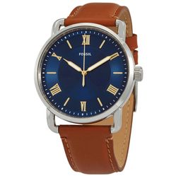 Đồng Hồ Fossil Nam Copeland Quartz Blue Dial Men's Watch FS5661Màu Nâu Mặt Xanh