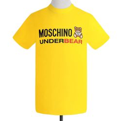 Áo Phông Moschino Underbear 2021 T191481070026 Màu Vàng