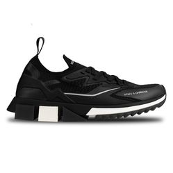 Giày Sneakers Dolce & Gabbana Stretch Mesh Sorrento Sneakers CS1822 AW476 Màu Đen Size 40