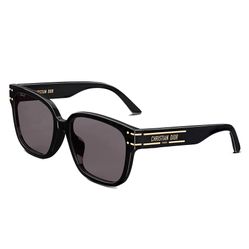 Kính Mát Dior Diorsignature S7F Black Square Sunglasses DSGTS7FXR_10A0 Màu Đen