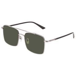 Kính Mát Gucci Green Aviator Men's Sunglasses GG0610SK-003 56 Màu Xanh Xám