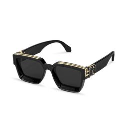 Kính Mát Louis Vuitton LV 1.1 Millionaires Sunglasses Z1165W Màu Đen Vàng