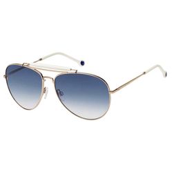 Kính Mát Tommy Hilfiger Blue Gradient Aviator Ladies Sunglasses TH 1808/S 0DDB 61/15 Màu Xanh Blue