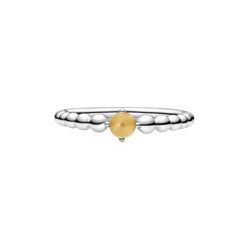 Nhẫn Pandora November Honey Beaded Ring Màu Bạc Đính Pha Lê Vàng