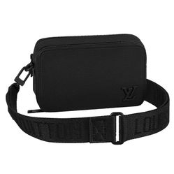 Túi Đeo Chéo Louis Vuitton LV  Alpha Wearable Wallet M59161 Màu Đen