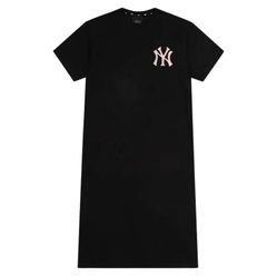 Váy MLB Logo Basic New York Yankees Black 31OP10131-50L Màu Đen