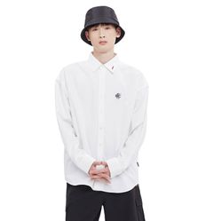 Áo Sơ Mi Romantic Crown RC Club Oxford Shirt White Màu Trắng Size S