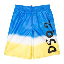 Quần Shorts Dsquared2 Logo Tie Dye Nylon Swim Shorts Phối Màu