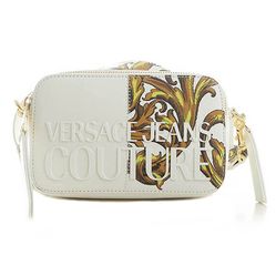 Túi Đeo Chéo Versace Jeans Couture Debossed-Logo Shoulder Bag Màu Trắng