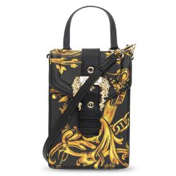 Túi Xách Versace Jeans Couture Shoulder Bag With Logo 71VA4BFL 71880-G89 Màu Đen - Vàng