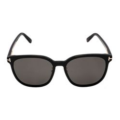 Kính Mát Tom Ford Grey Square Unisex Sunglasses FT0801K 01D 59 Màu Xám