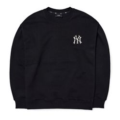 Áo Nỉ Sweater MLB Monogram Logo Overfit Sweatshirt New York Yankees 3AMTM0124-50BKS Màu Đen