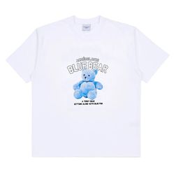Áo Phông Acmé De La Vie ADLV Blue Teddy Bear Short Sleeve T-Shirt White Màu Trắng Size 1