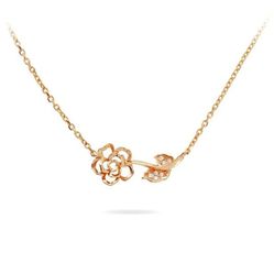 Dây Chuyền Huy Thanh Jewelry DCMAMD 04 - 14K - Đá Cubic Zirconia Màu Vàng Gold